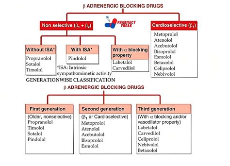 A Beta Blocker List and Their Differences .